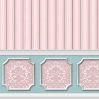 (image for) Annabelle Wainscot Mural Pink Quartz Variation 2