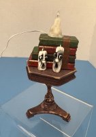 (image for) Enchanted Old Table with Candles and Books
