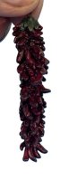 (image for) Stringer of Chili Peppers with a Hook to Hang Them