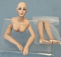 (image for) "Olivia" Painted Porcelain Doll Kit