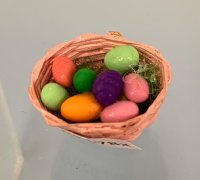 (image for) Pink Basket with Eggs