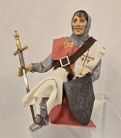 (image for) Kneeling Knight/ Sir Lancelot Doll By Sherri Colvin