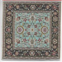 (image for) Woven Square Carpet with Finished Back