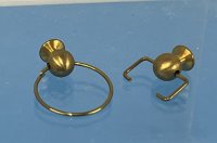 (image for) Toilet Paper Holder and Hand Towel Holder in Brass