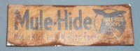 (image for) Tin Sign Mule-Hide