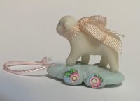 (image for) Porcelain Lamb Pull Toy
