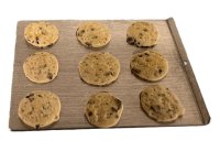 (image for) Cookie Sheet of Chocolate Chip Cookies Ready to Bake