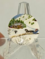 (image for) Decorative Plate, Snow