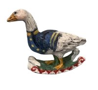 (image for) Hand Painted Rocking Goose Toy