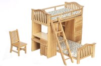 (image for) Bunkbed Set/5/Oak