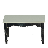 (image for) RS Table with Turned Legs Black and Grey