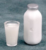 (image for) QUART OF MILK/GLASS