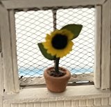 (image for) 1/48" Scale Sunflower Sue Sunflower in Pot