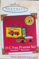 (image for) 29-C Fire Pumper set Matchbox Mini