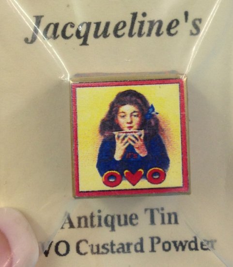 (image for) Antique OVO Custard Powder tin - Click Image to Close