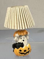 (image for) Pumpkin Ghost Electrified Lamp