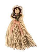 (image for) Cloth Doll with Pink Flowers