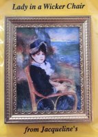 (image for) Renoir's Lady in a Wicker Chair