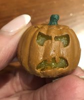 (image for) Vintage Lawbre Jack-o-lantern that lights