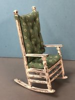 (image for) Shabby Rocker with Green Cushions