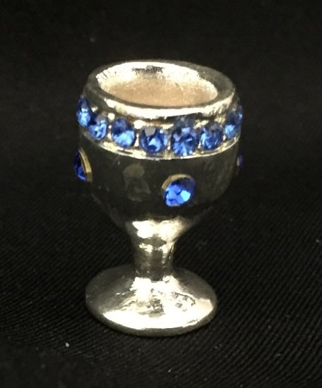 (image for) "Silver" Chalice - Sapphire Band - Click Image to Close