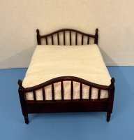 (image for) Vintage Spindle Mahogany Bed