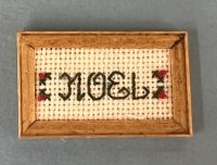 (image for) Christmas "Noel" Cross Stitched Sign