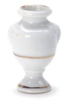 (image for) Porcelain Urn/Gold Trim