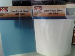 (image for) Clear Plastic 0.015 Inch x 8.5 Inch x 11 Inch, 2Pc