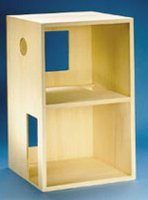 (image for) Two Story Roombox Kit - Wood #9055 - Discontinued by Houseworks