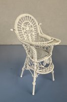 (image for) White Wire High Chair