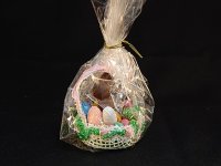 (image for) Wrapped Easter Basket Bunny and Eggs