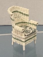 (image for) Very nice wicker chair and cushion