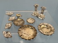 (image for) Silver Plated Dishes and Candlesticks