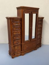 (image for) Armoire with chests of drawers on each side
