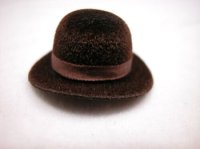 Heidi Ott Men's Bolo Bowler Hat Brown