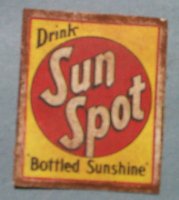 (image for) Tin Sign Sun Spot Drink