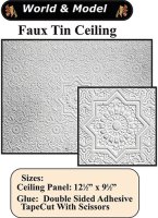 (image for) Faux Tin Ceiling Panel, 1 Piece