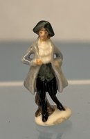 (image for) Porcelain Male Figurine in Colonial Clothing