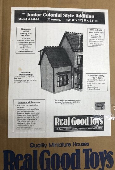 (image for) Colonial Junior Dollhouse Addition Milled MDF80. - Click Image to Close