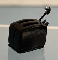 (image for) Black toaster with cord