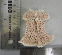 (image for) Pink & Ivory Crocheted Dress