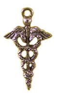 (image for) Medical Caduceus Sterling Silver