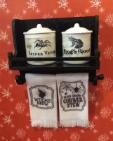 (image for) Halloween Canister Shelf