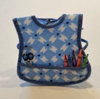 (image for) Kids Artist Apron Kit with crayons and scissors