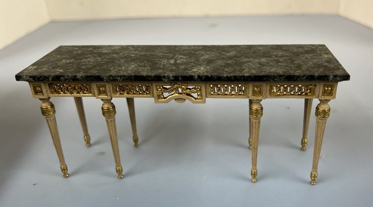 (image for) Console with Marble Top - Click Image to Close