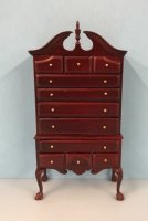 (image for) Chippendale Chest on Chest in Mahogany