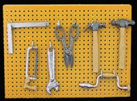 (image for) Peg Board With Tool Set