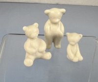 (image for) The Three Bears in White Porcelain