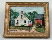 (image for) Marquis Miniatures Framed Country House Painting